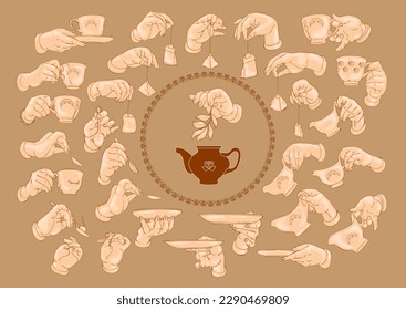 Hands and teacup 
