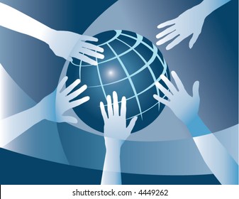 Hands team up to make the world a better place