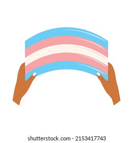 icono de la bandera transgénero