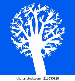 Hands tree