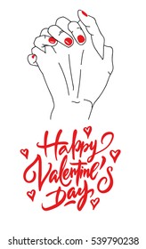 hands valentine