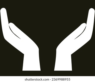 Hands vector. Experience the artistry of human connection with our Hand illustration