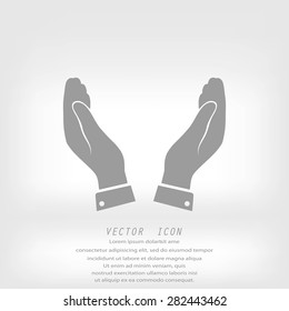 hands vector icon