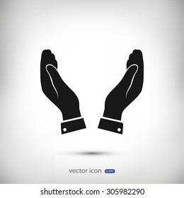 hands vector icon