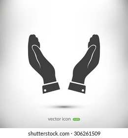 hands vector icon