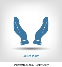 hands vector icon