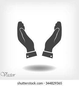 hands vector icon