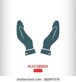 hands vector icon
