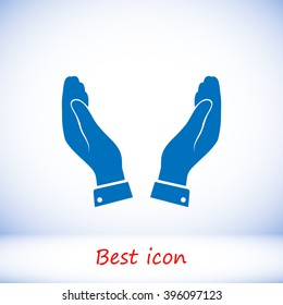 hands vector icon