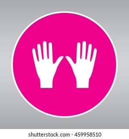 Hands vector icon