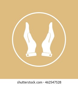 hands vector icon.