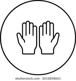Hands vector icon. Can be used for printing, mobile and web applications.