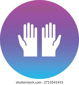 Icono de Vector de manos. Se puede utilizar para aplicaciones de impresión, móviles y de Web.