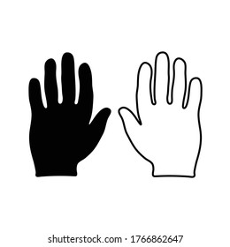 Hands vector icon. eps 10