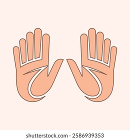 Hands Vector Icon Illustration Featuring Multiple Hand Gestures and Positions, Perfect for Background Wallpaper Templates, Icon Design, and Hand Symbol Graphics