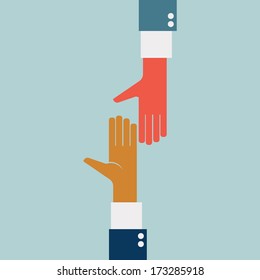 Hands vector illustration