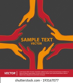 Hands vector illustration