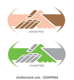 Hands - vector symbol