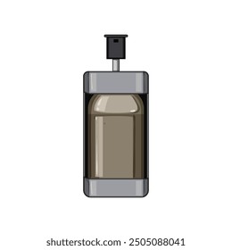 hands wall soap dispenser cartoon. refillable touchless, manual automatic, commercial home hands wall soap dispenser sign. isolated symbol vector illustration