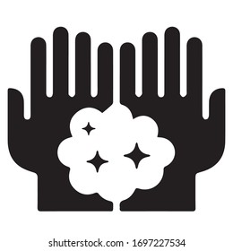 Hands Wash Liquid Soap Icon Vecto