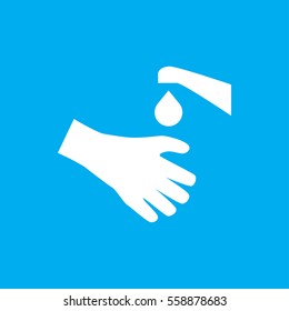 hands washing icon illustration isolated vector sign symbol