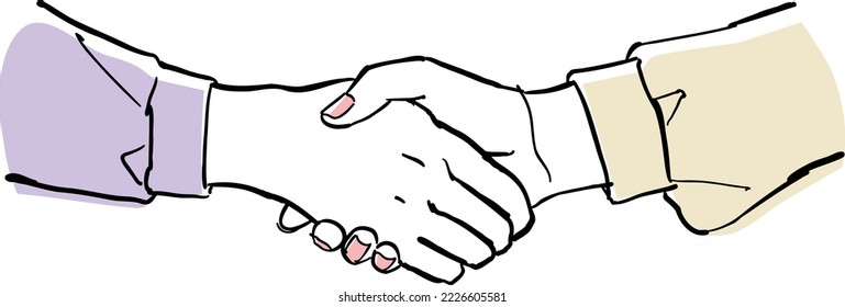 
Hands of women shaking hands