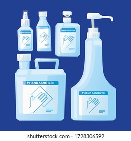 Handsanitizer Countainer Packaging Collection Set