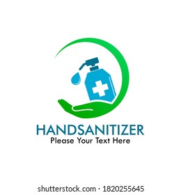 Handsanitizer Symbol Logo Template Illustration