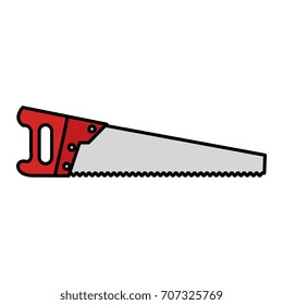 handsaw carpentry isolated icon