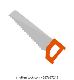 Handsaw, equipment, blade icon vector image. Can also be used for construction, interiors and building. Suitable for use on web apps, mobile apps and print media.