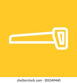 Handsaw, equipment, blade icon vector image. Can also be used for construction, interiors and building. Suitable for use on web apps, mobile apps and print media.