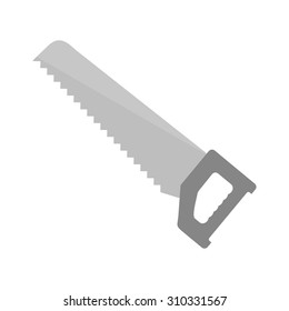 Handsaw, equipment, blade icon vector image. Can also be used for construction, interiors and building. Suitable for use on web apps, mobile apps and print media.