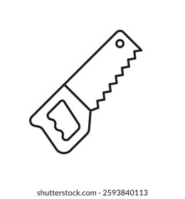 Handsaw Icon Isolated On White Background