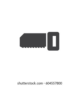 Handsaw icon vector, filled flat sign, solid pictogram isolated on white. Symbol, logo illustration. Pixel perfect