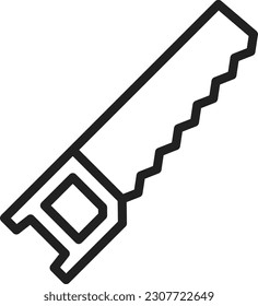 Handsaw icon vector image. Suitable for mobile application web application and print media.