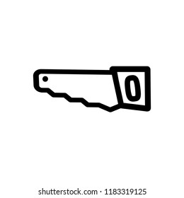 Handsaw icon,vector illustration. Flat design style. vector handsaw icon illustration isolated on White background, handsaw icon Eps10. handsaw icons graphic design vector symbols.