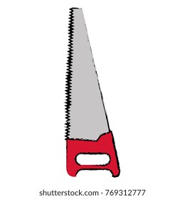 handsaw tool isolated icon