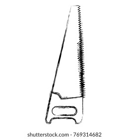 handsaw tool isolated icon