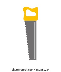 handsaw tool isolated icon vector illustration design