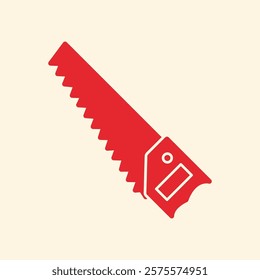 Handsaw trendy creative pretty abstract vector illustration colorful useful design.eps