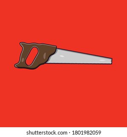 handsäge Vektorgrafik-Flachbildgrafik