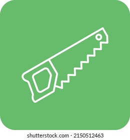 Handsaw vector icon. Can be used for printing, mobile and web applications.