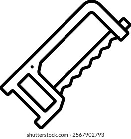 Handsaw vector icon. Can be used for printing, mobile and web applications.