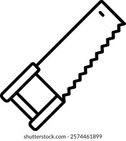 Handsaw vector icon. Can be used for printing, mobile and web applications.