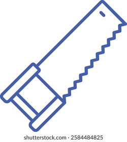 Handsaw vector icon. Can be used for printing, mobile and web applications.
