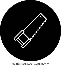 Handsaw vector icon. Can be used for printing, mobile and web applications.