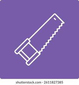 Handsaw vector icon. Can be used for printing, mobile and web applications.