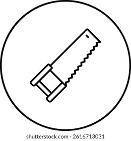Handsaw vector icon. Can be used for printing, mobile and web applications.