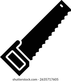 Icono de Vector de sierra de mano. Se puede utilizar para aplicaciones de impresión, móviles y de Web.