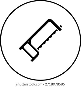 Handsaw vector icon. Can be used for printing, mobile and web applications.